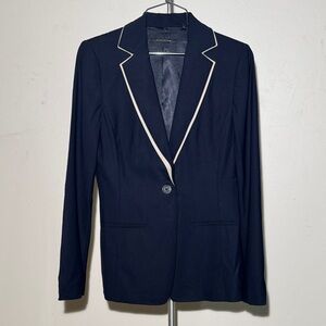 Ellie Tahari Navy Blazer
